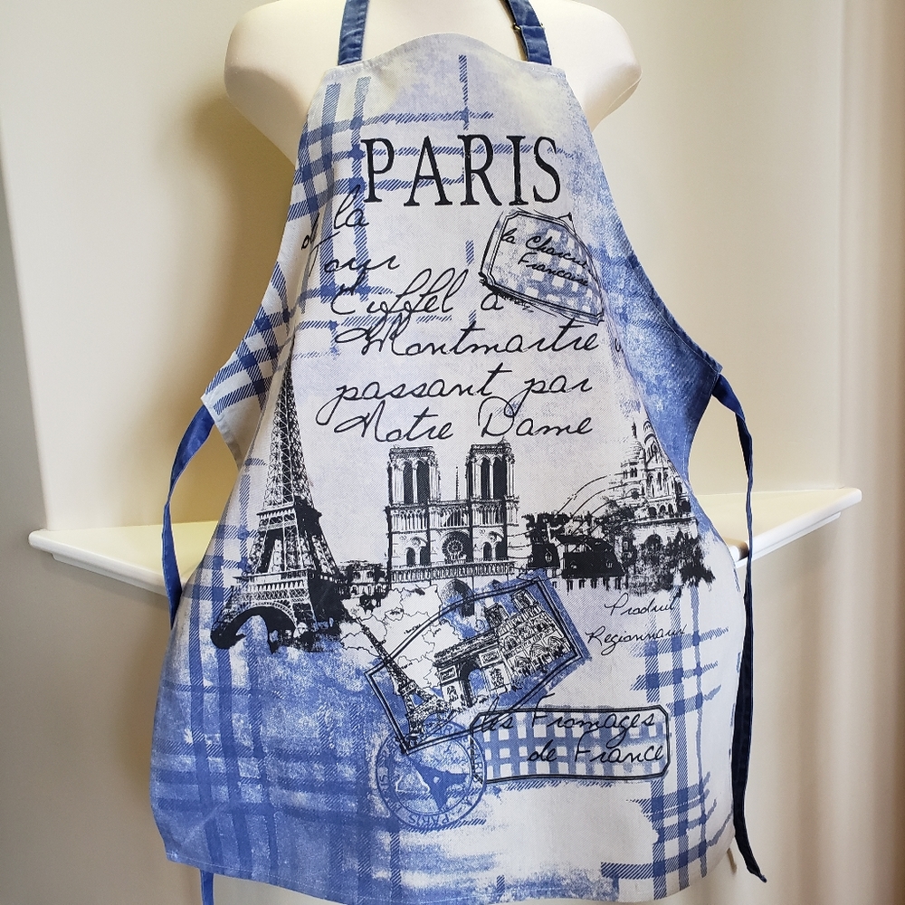 Paris motif apron.